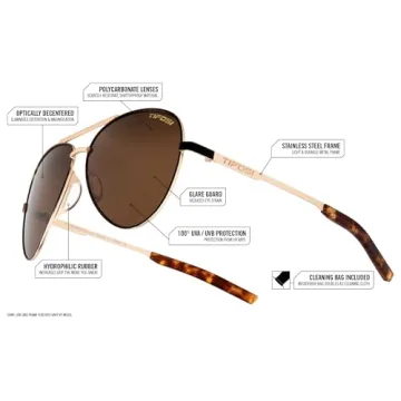 Tifosi Optics Shwae Aviator Sunglasses in Graphite