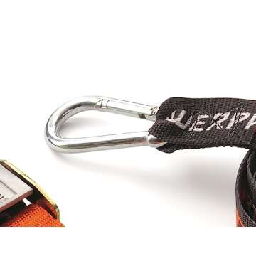 Premium KTM Tie Down Set, U6910047, (2 Pack) Features Built-in Soft Tie Loops, Clip Hooks and Hooks