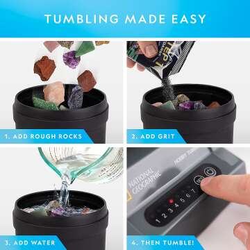 Rock Tumbler Kit - Fun STEM Science Activity