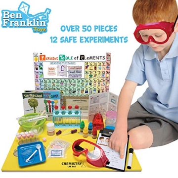 Ben Franklin Toys Science Kit with 12+ Experiments for Kids