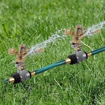 Heavy Duty Biswing Impact Sprinklers for Garden Irrigation