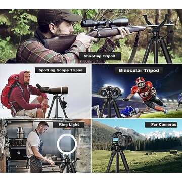 Versatile Spotting Scope Tripod for Shooting and Hunting