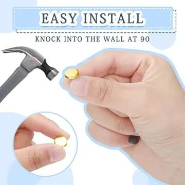 Elegant 30 Pieces Push Pins for Picture Hanging and Decor