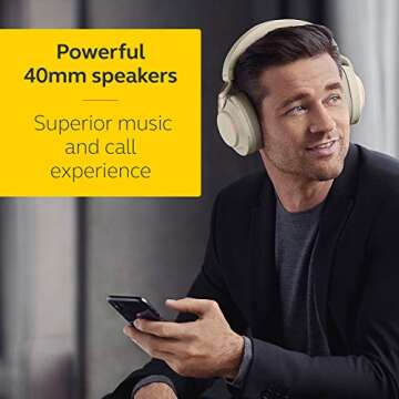 Jabra Evolve2 85 MS Wireless Headphones - 37 Hour Battery