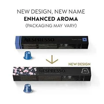 Nespresso Capsules Original Line, Ispirazione Variety Pack, Mild, Medium, Dark Roast Espresso Coffee, 50 Count Espresso Coffee Pods