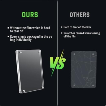 JUOIFIP 12 Pack Acrylic Magnetic Frames for Mini Photos