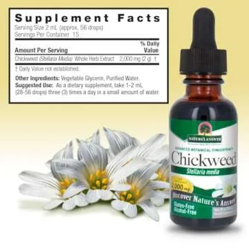 Nature's Answer Chickweed Extract - 2000mg Formula