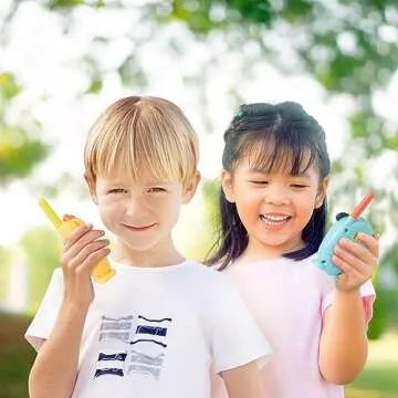 B. toys- Lolo & Woofer Walkie-Talkies- Walkie Talkie Set – 2-Pack Walkie Talkies – Long 100-Foot...