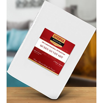 Luxurious 100% Cotton Duvet Cover Set – Queen Size