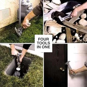 4 in 1 Emergency Tool for Gas Shut Off & More - USA Made