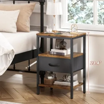 Stylish Nightstand with Charging Station for Every Room