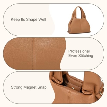 Stylish HIYOLALA Dumpling Bag - Affordable Shoulder Tote