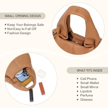 Stylish HIYOLALA Dumpling Bag - Affordable Shoulder Tote