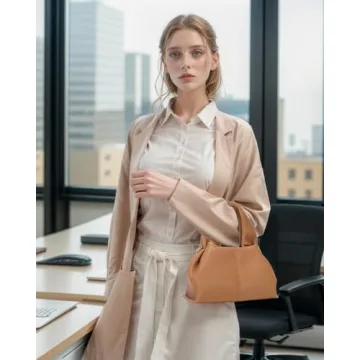 Stylish HIYOLALA Dumpling Bag - Affordable Shoulder Tote