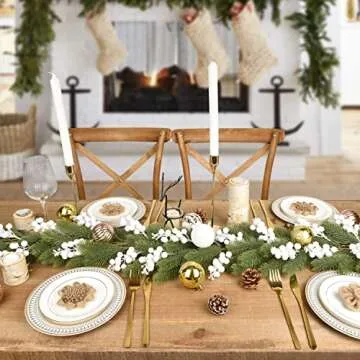 Artiflr Red Berries Picks for Christmas Decor