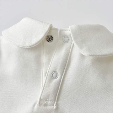 Comfortable Toddler Peter Pan Collar Tee in Soft Cotton