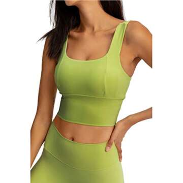 Bontierie Women’s Padded Sports Bra for Workout and Yoga