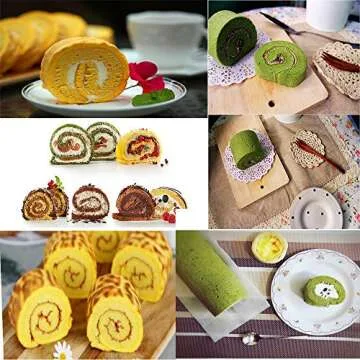 Silicone Swiss Roll Cake Mat Set for Baking Lovers
