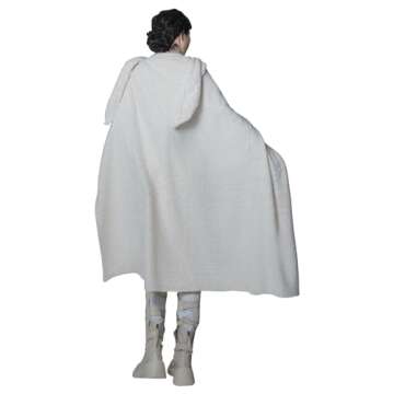 eioaner Womens Cosplay Costume Queen White Dress Suits Full Set Outfits Halloween