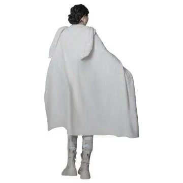 eioaner Womens Cosplay Costume Queen White Dress Suits Full Set Outfits Halloween