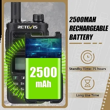 Retevis RA89 Ham Radio 10W Dual Band with Waterproof Design