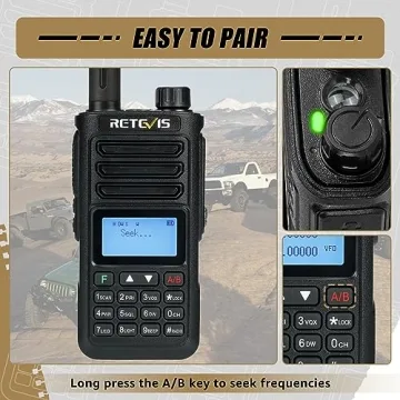 Retevis RA89 Ham Radio 10W Dual Band with Waterproof Design