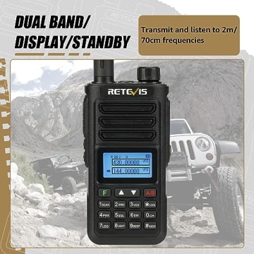 Retevis RA89 Ham Radio 10W Dual Band with Waterproof Design