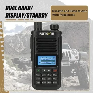 Retevis RA89 Ham Radio 10W Dual Band with Waterproof Design