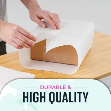 Bryco Goods White Kraft Paper Roll - Versatile Art and Craft Paper