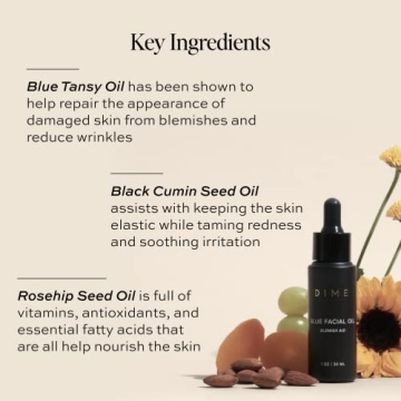 DIME Beauty Blue Facial Oil for Clear Skin and Hydration