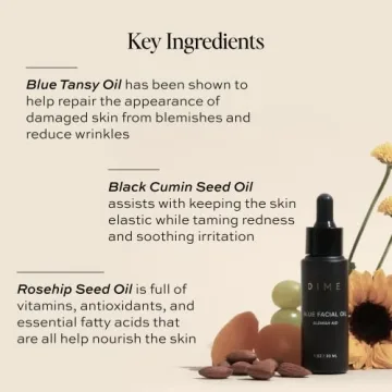 DIME Beauty Blue Facial Oil for Clear Skin and Hydration