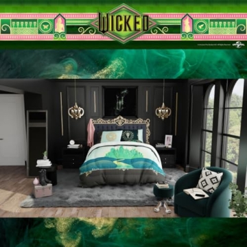 Wicked Elphaba and Glinda Bedding Set - Cozy Kids Decor