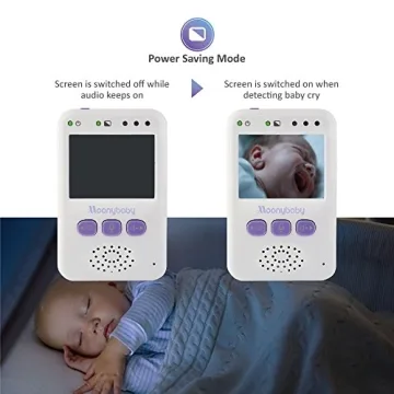 MoonyBaby Baby Monitor with Night Vision and Long Battery Life