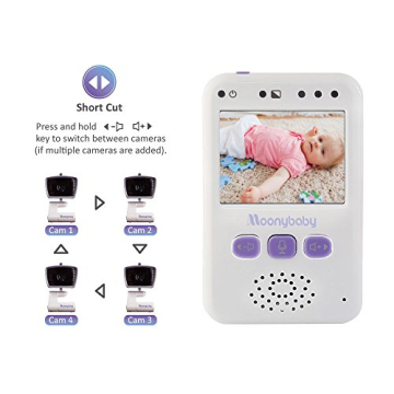 MoonyBaby Baby Monitor with Night Vision and Long Battery Life