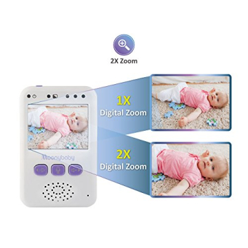 MoonyBaby Baby Monitor with Night Vision and Long Battery Life
