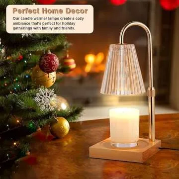 WDQQ Candle Warmer Lamp with Timer & Dimmer for Jar Candles
