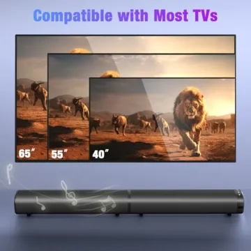 Goputa Sound Bar, Sound Bar for Smart TV, 5.3 Bluetooth Sound Bar 2 in 1 Detachable Surround Sound System for TV Home Audio Soundbar Speaker, Sound Bar with 3D Surround Bass Effect