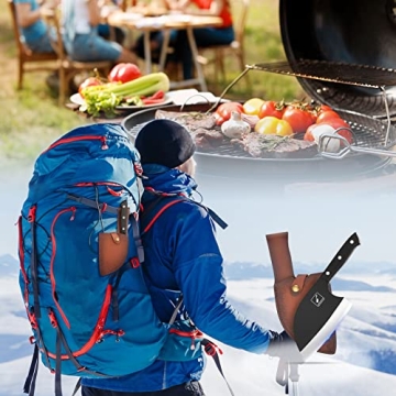 imarku 7" Serbian Chef Knife - Ultimate Butcher Knife for All