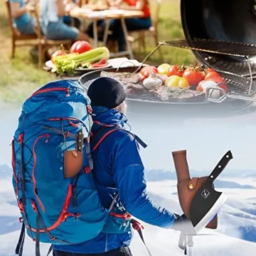 imarku 7" Serbian Chef Knife - Ultimate Butcher Knife for All