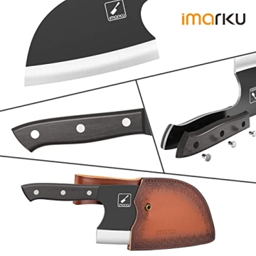 imarku 7" Serbian Chef Knife - Ultimate Butcher Knife for All