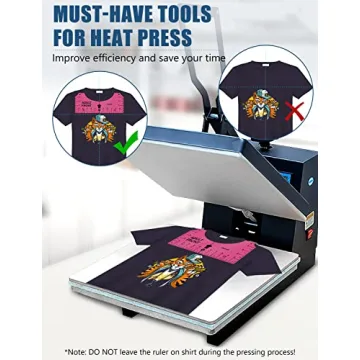 Vowlove Perfect T-Shirt Ruler Set for Precise Design Alignment