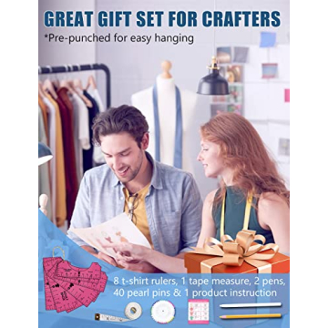 Vowlove Perfect T-Shirt Ruler Set for Precise Design Alignment