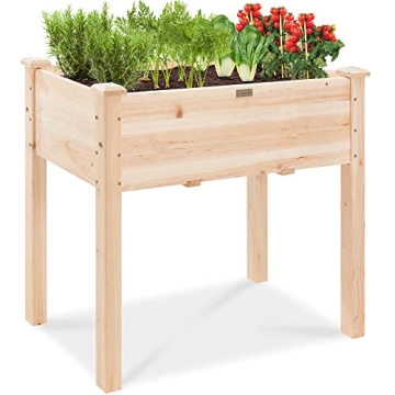 Best Choice 34x18x30in Raised Garden Bed Elevated Planter