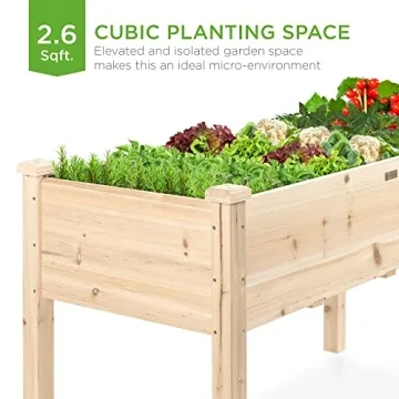 Best Choice 34x18x30in Raised Garden Bed Elevated Planter