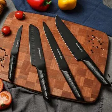 15-Piece Chef Knife Set - German Steel & Black Block