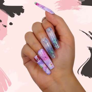 Makartt Nail Foil Sheets 10 Rolls Amazing Designs