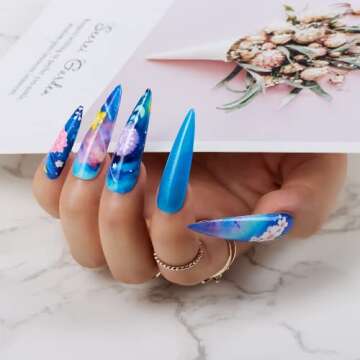 Makartt Nail Foil Sheets 10 Rolls Amazing Designs