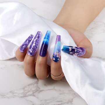 Makartt Nail Foil Sheets 10 Rolls Amazing Designs