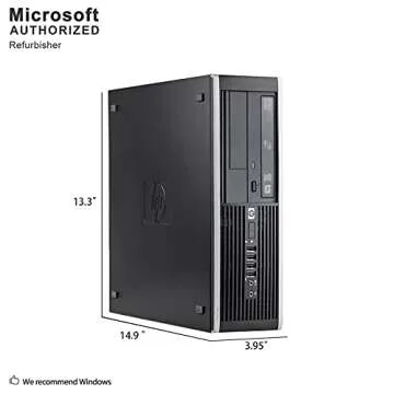 HP Desktop Computer, Core 2 Duo, 4GB RAM, Windows 10, 19in Monitor