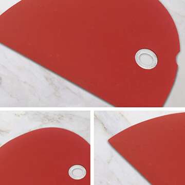 Messermeister Silicone Bowl Scraper for Kitchen and Art